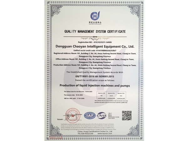 ISO9001:2015質量認證體係標準（英文）