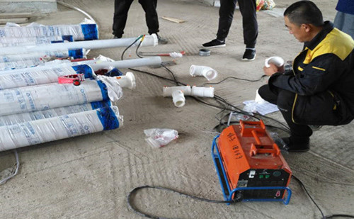 PE-RT電熔安裝施工（gōng）現場